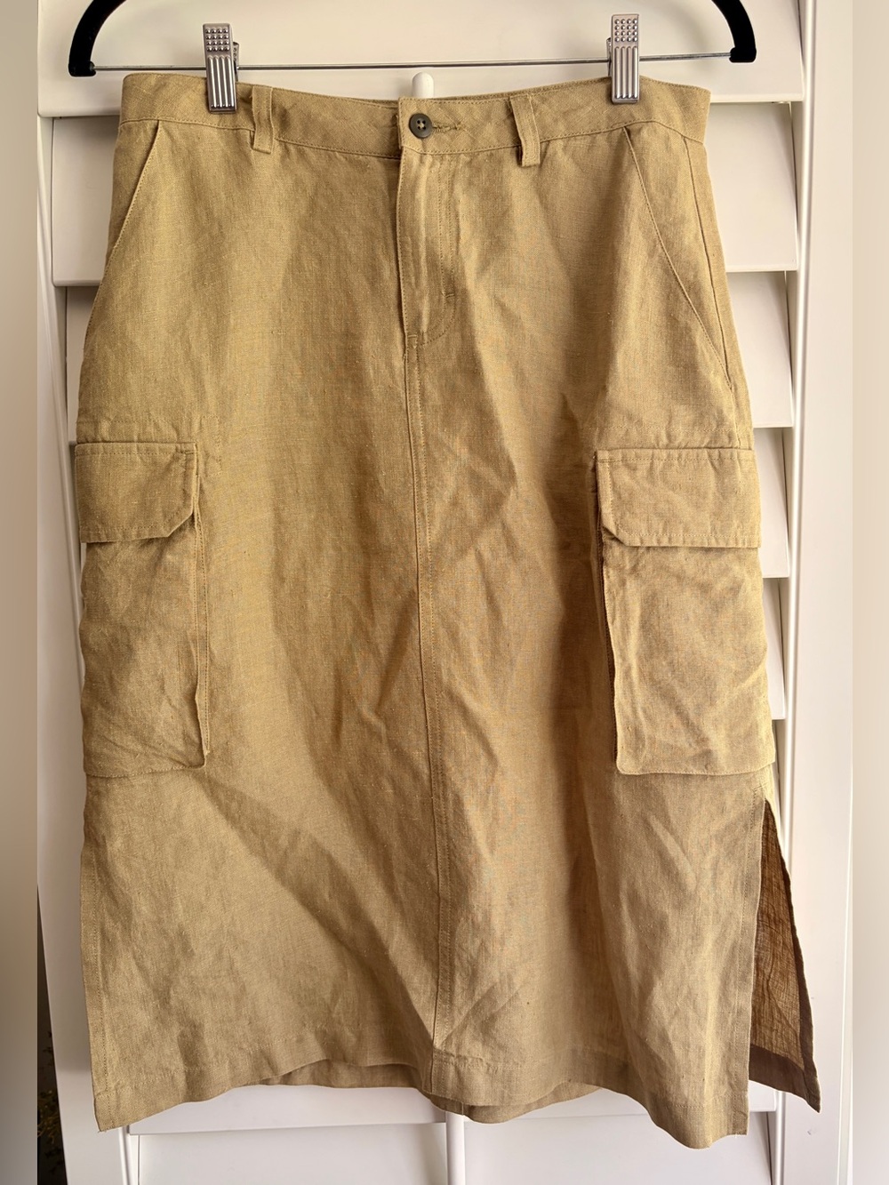 Patagonia Women's Island Hemp Cargo Skirt in Tan